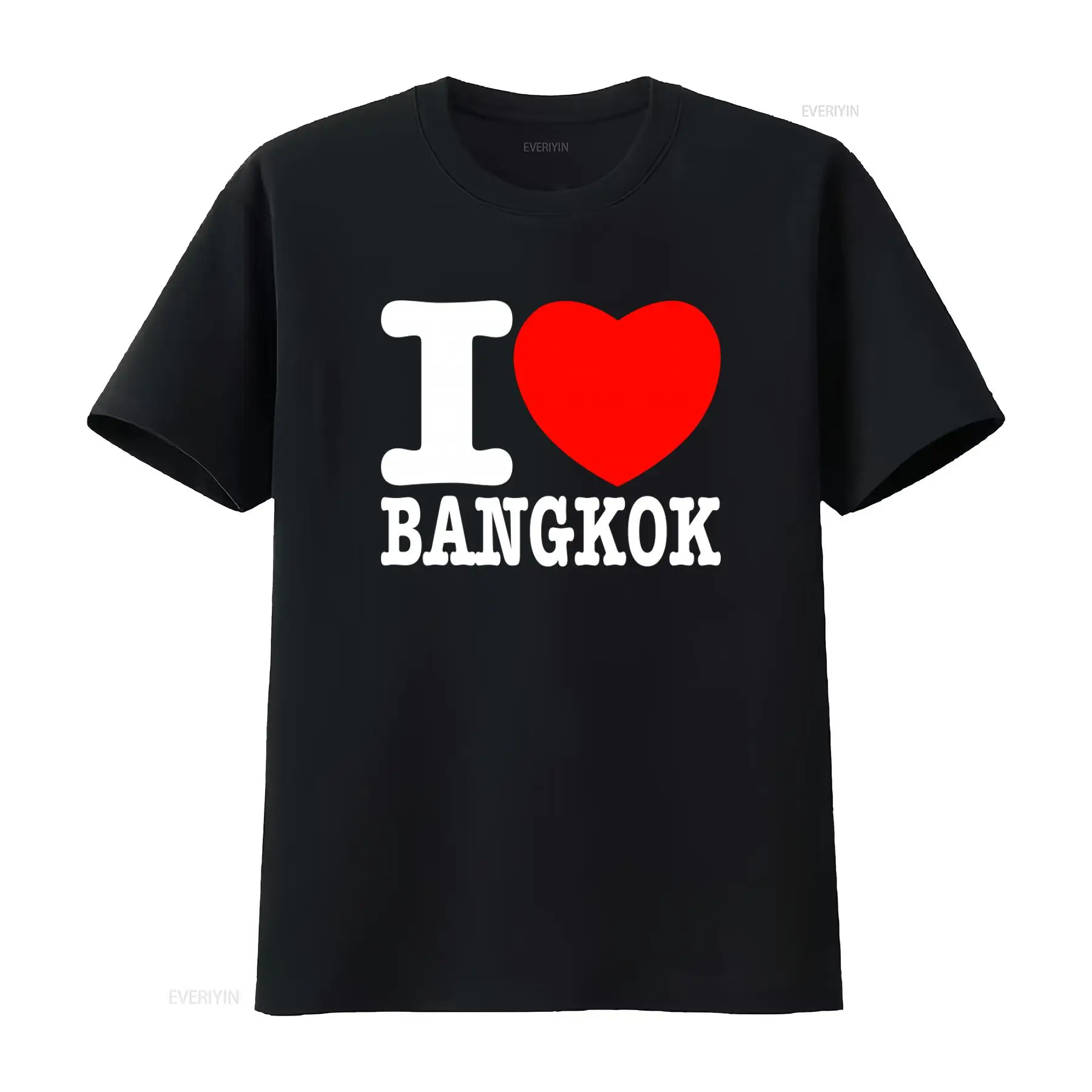 Mens Fashion Bangkok - Kaos I Love Bangkok Bold Font