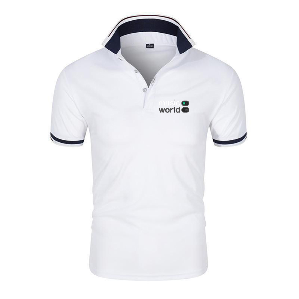 Mens Fashion World - Kaus Lengan Pendek Warna Polos Dunia