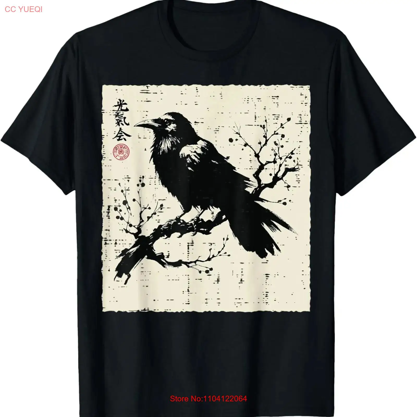 Men Fashion Kids - Kaos Anak Motif Burung Gagak Hitam