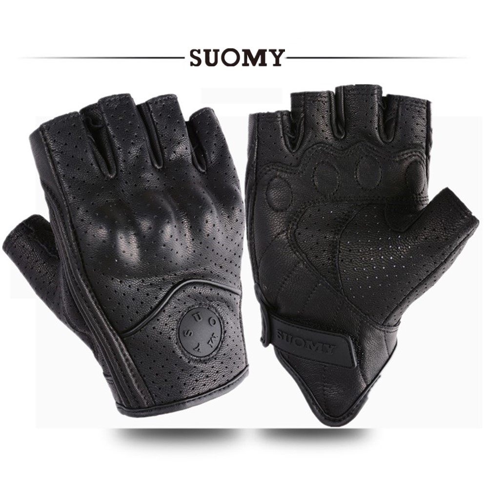 Men'S Fashion Gloves - Sarung tangan sepeda motor setengah jari,