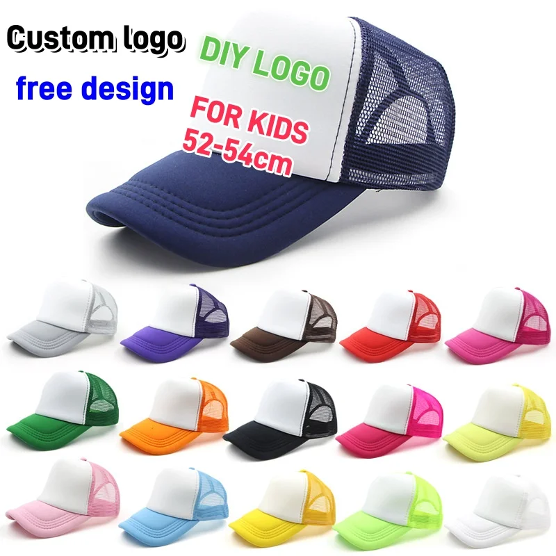 Trucker Hat Cap - Topi Trucker Jaring Dapat Disesuaikan Anak-anak