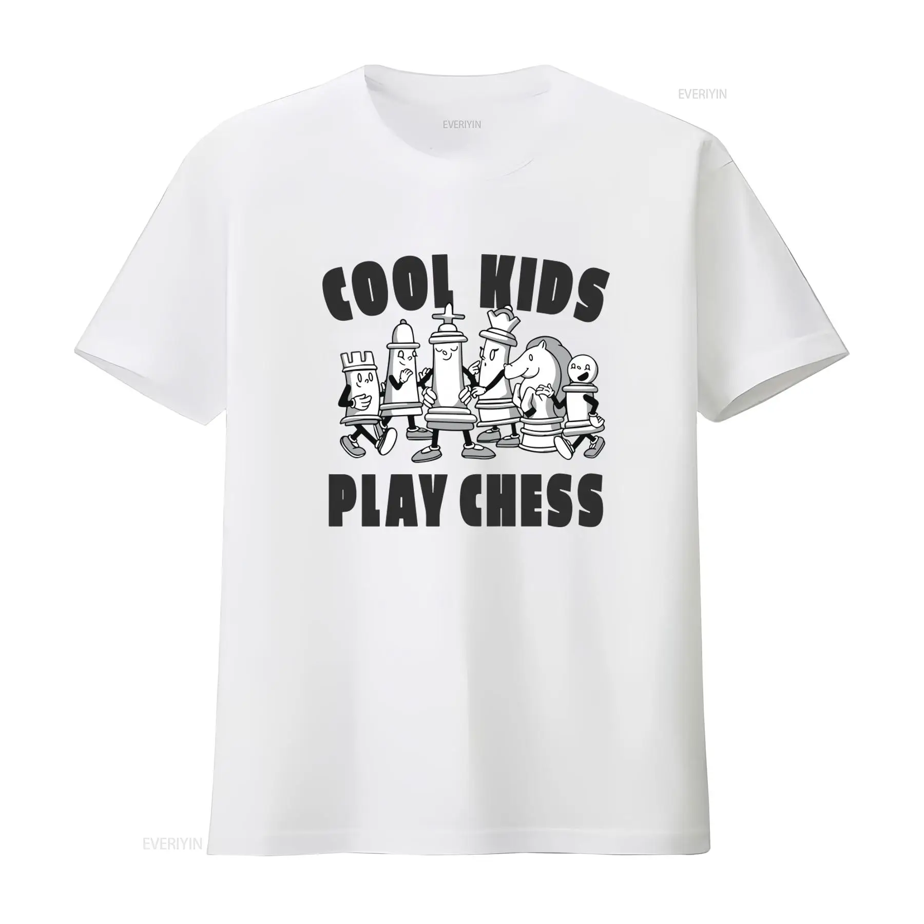 Men Fashion Kids - Kaos Katun 100% Desain Pemain Catur