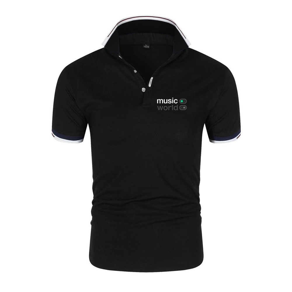 Kaus Lengan Pendek Warna Polos - Mens Fashion World ulasan dan harga