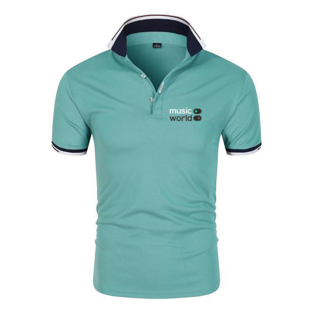Kaus Lengan Pendek Warna Polos - Mens Fashion World ulasan dan harga
