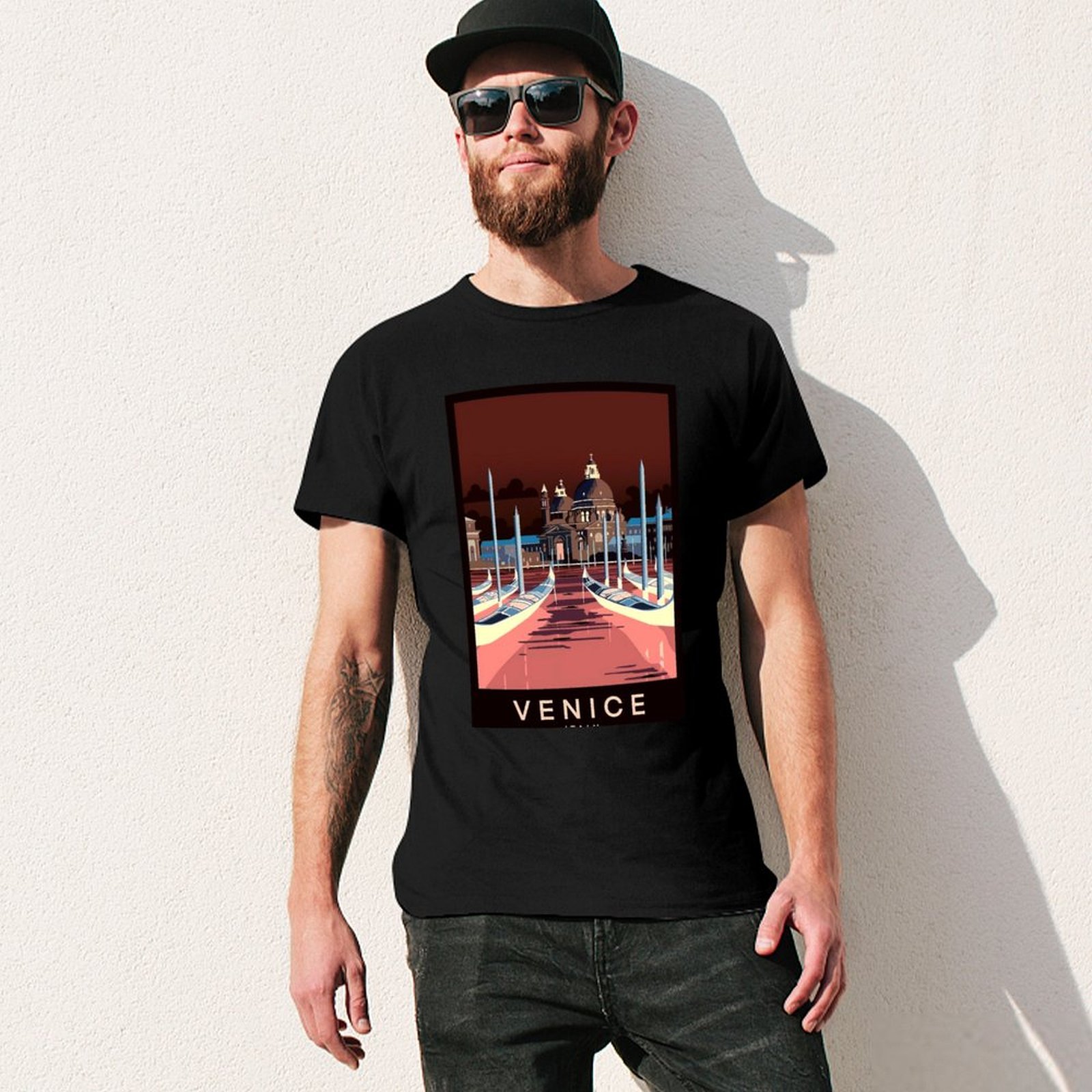Venesia Italia: Kaos Cetak Ikl - Men'S Fashion Venice Italy ulasan dan harga