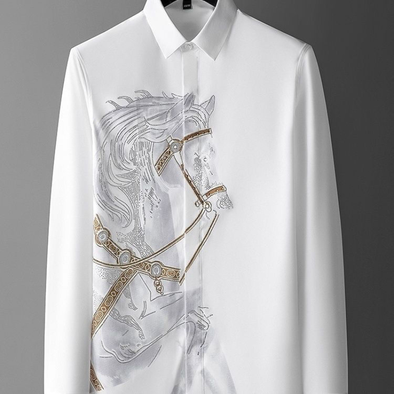 Gaun Kemeja Putih untuk Pria A - Dress Shirt Non-Iron ulasan dan harga