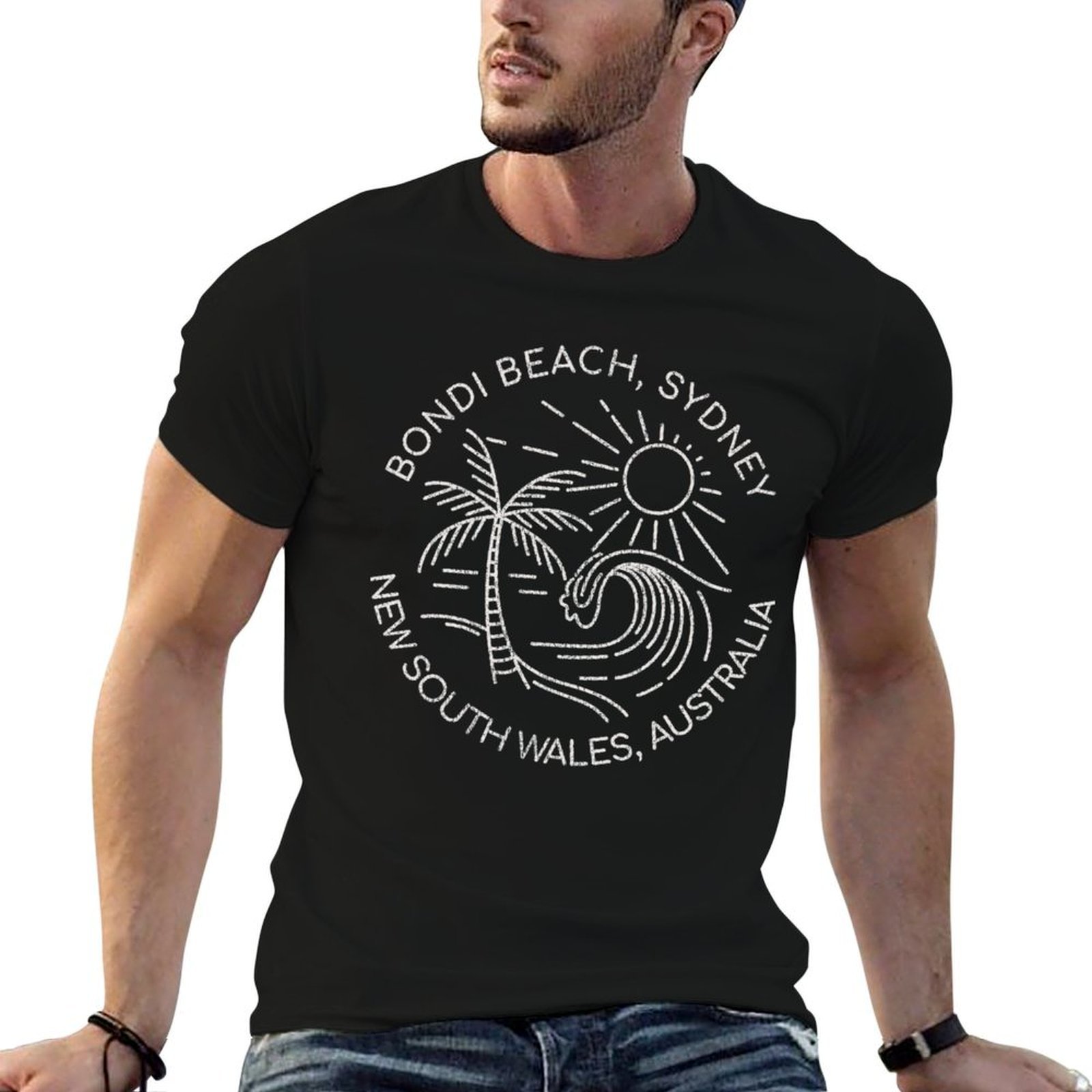 Bondi Beach Sydney Australia T - Men'S Fashion Sydney ulasan dan harga