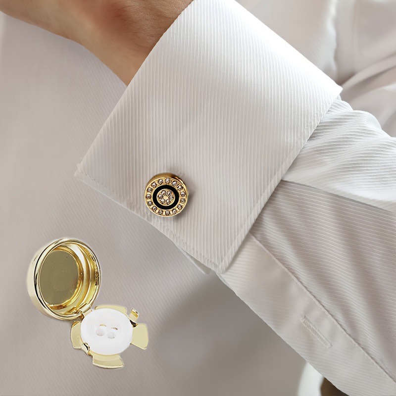 1/2 Buah Kancing Manset Berlia - Dress Shirt Non-Iron ulasan dan harga