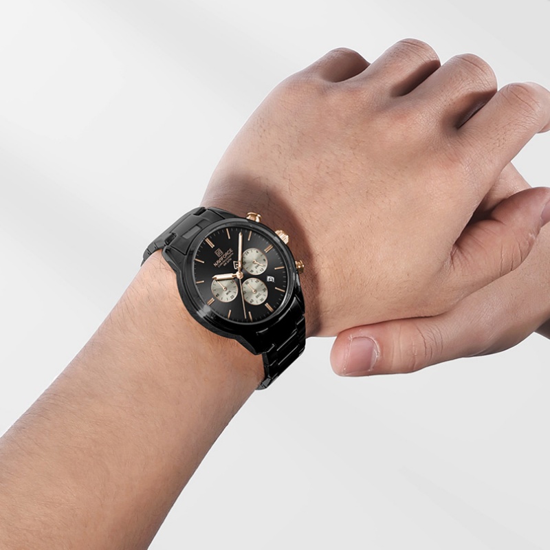 Jam Tangan Pria NAVIFORCE Quar - Men'S Fashion Box ulasan dan harga