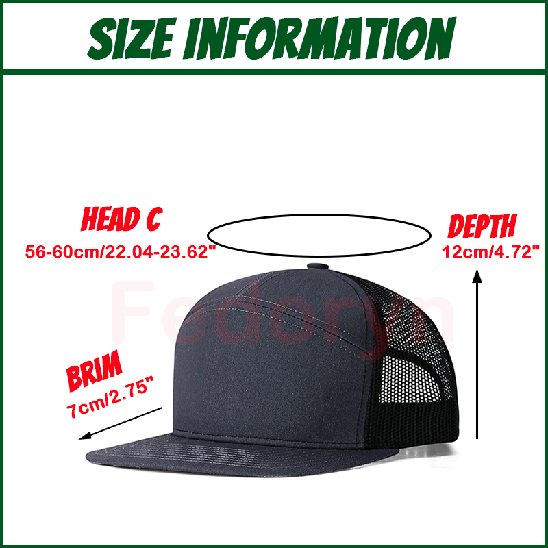 Fedoryn Logo Bordir Kustom Top - Trucker Hat Cap ulasan dan harga