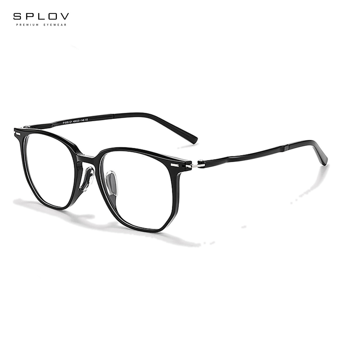 Bingkai Optik TR90 Persegi Uku - Men'S Fashion Non Prescription Glasses ulasan dan harga