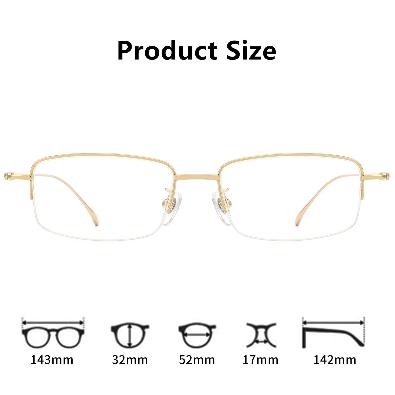 Kacamata Bisnis Modis Bingkai  - Men'S Fashion Non Prescription Glasses ulasan dan harga