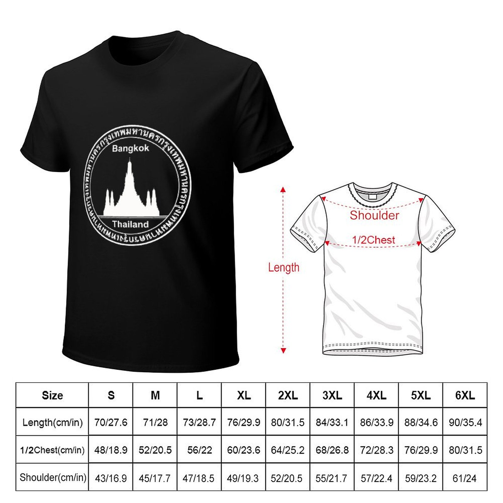 Kaos Perjalanan dengan Cap Pas - Mens Fashion Bangkok ulasan dan harga