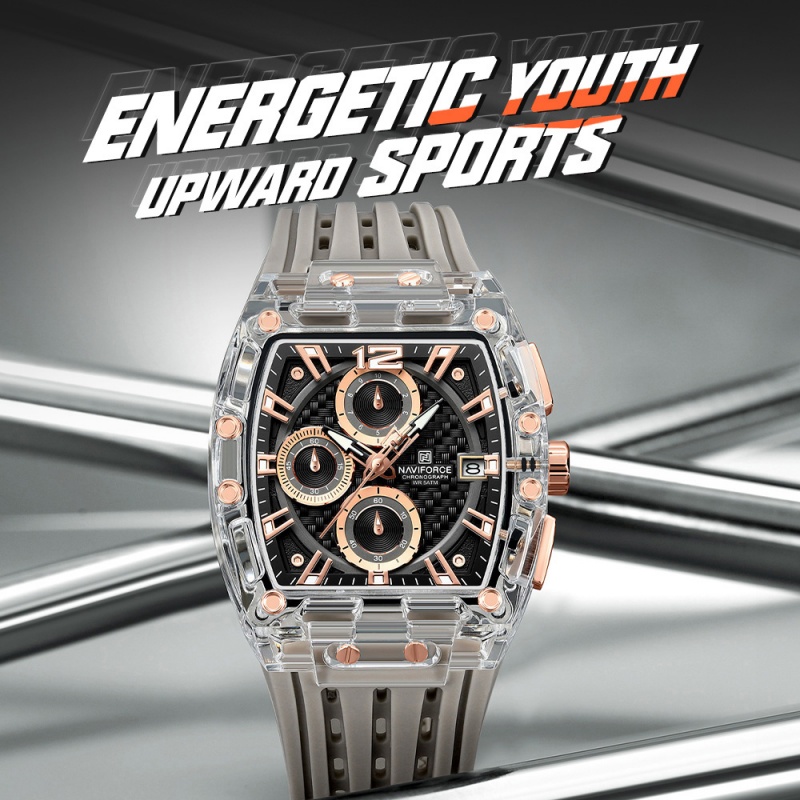 Jam Tangan Pria NAVIFORCE Chro - Men'S Fashion Box ulasan dan harga