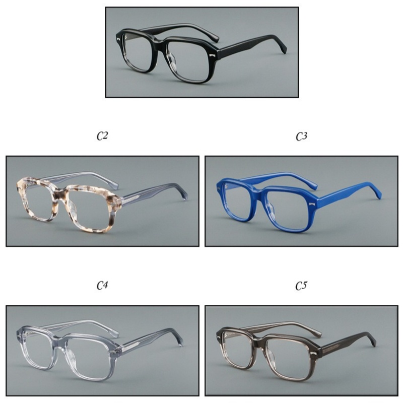 Bingkai Kacamata Optik Asetat  - Men'S Fashion Non Prescription Glasses ulasan dan harga