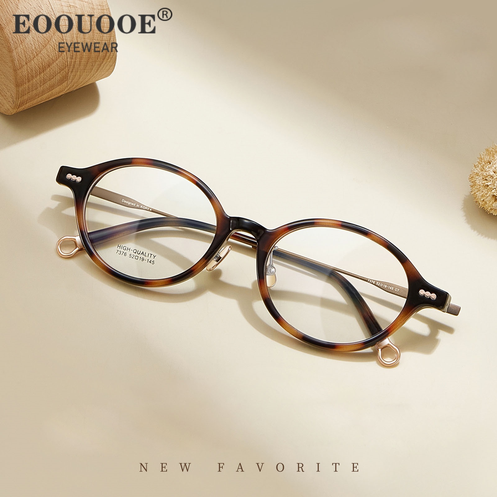 Bingkai Kacamata Oval TR90 Fas - Men'S Fashion Non Prescription Glasses ulasan dan harga