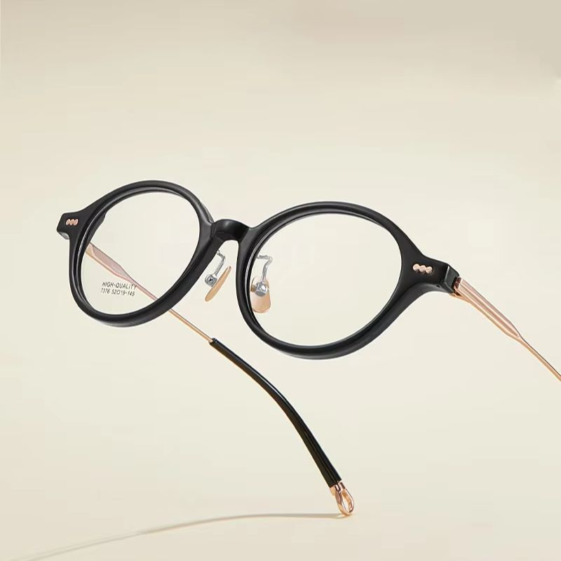 Bingkai Kacamata Oval TR90 Fas - Men'S Fashion Non Prescription Glasses ulasan dan harga