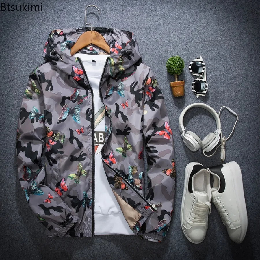 Jaket Hoodie Kamuflase Pria Mu - Mens Fashion Young ulasan dan harga