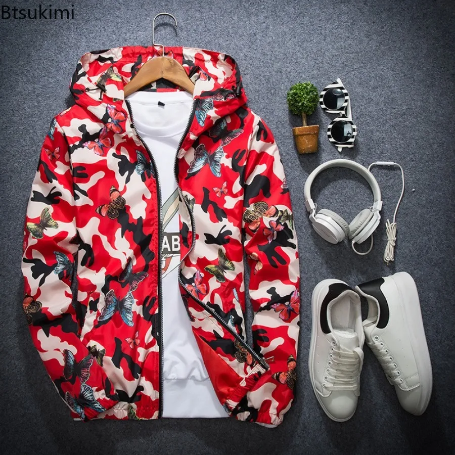 Jaket Hoodie Kamuflase Pria Mu - Mens Fashion Young ulasan dan harga