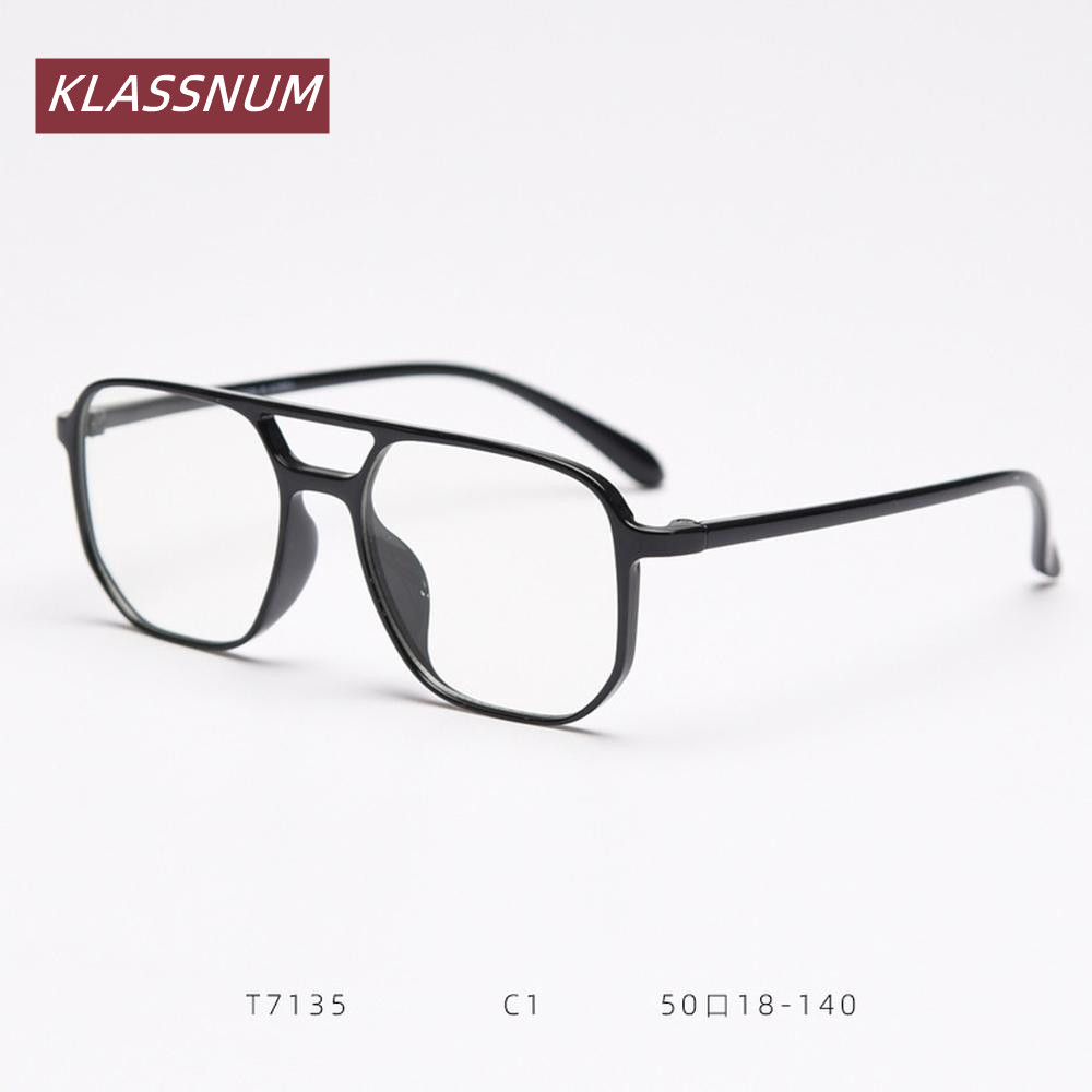 KLASSNUM Bingkai Kacamata Pers - Men'S Fashion Non Prescription Glasses ulasan dan harga