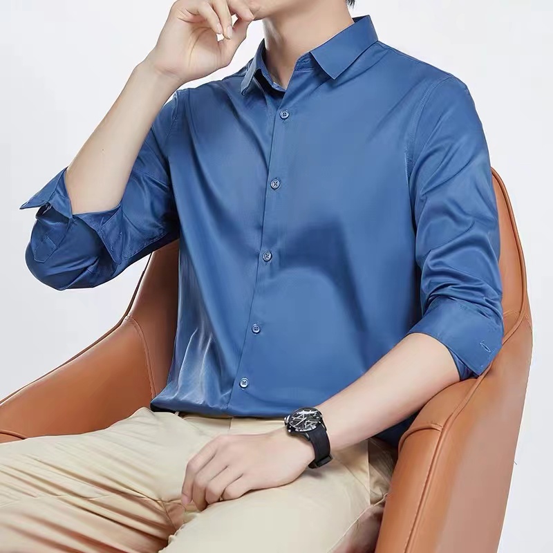 Kemeja Bisnis Pria Lengan Panj - Dress Shirt Non-Iron ulasan dan harga