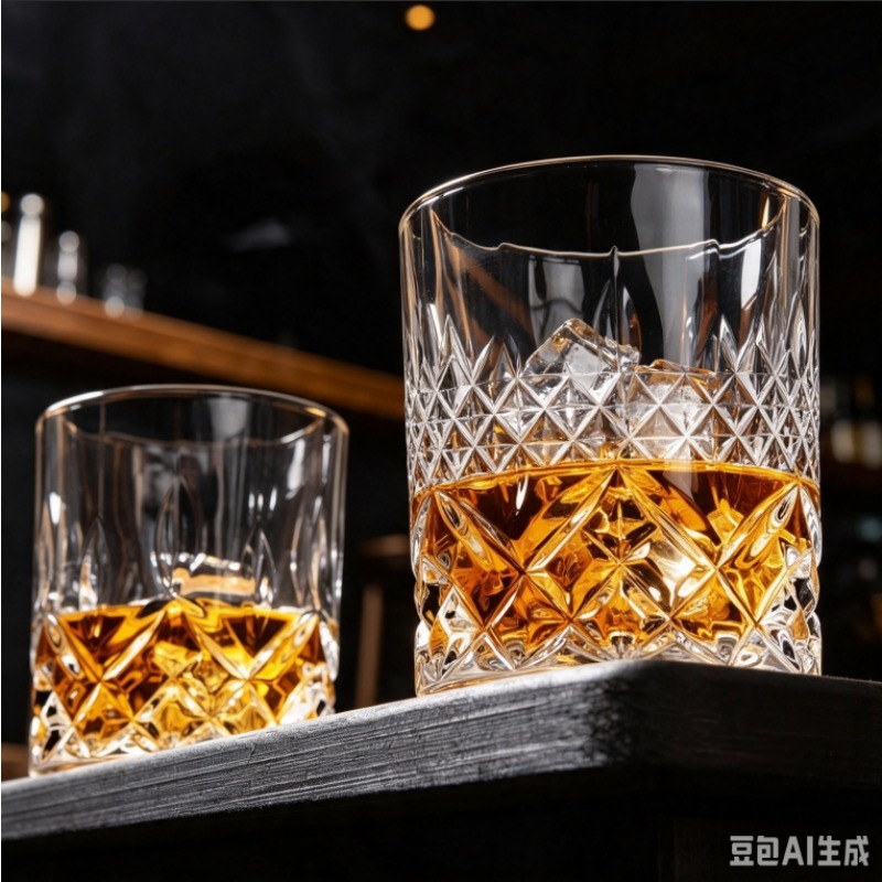 Gelas Wiski Klasik dengan Kota - Men'S Fashion Box ulasan dan harga