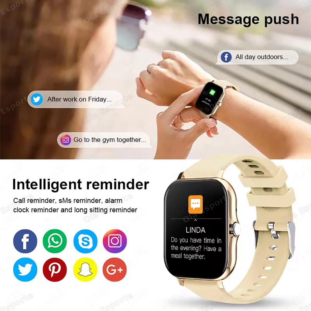 Jam Tangan Pintar Android IOS  - Mens Fashion World ulasan dan harga