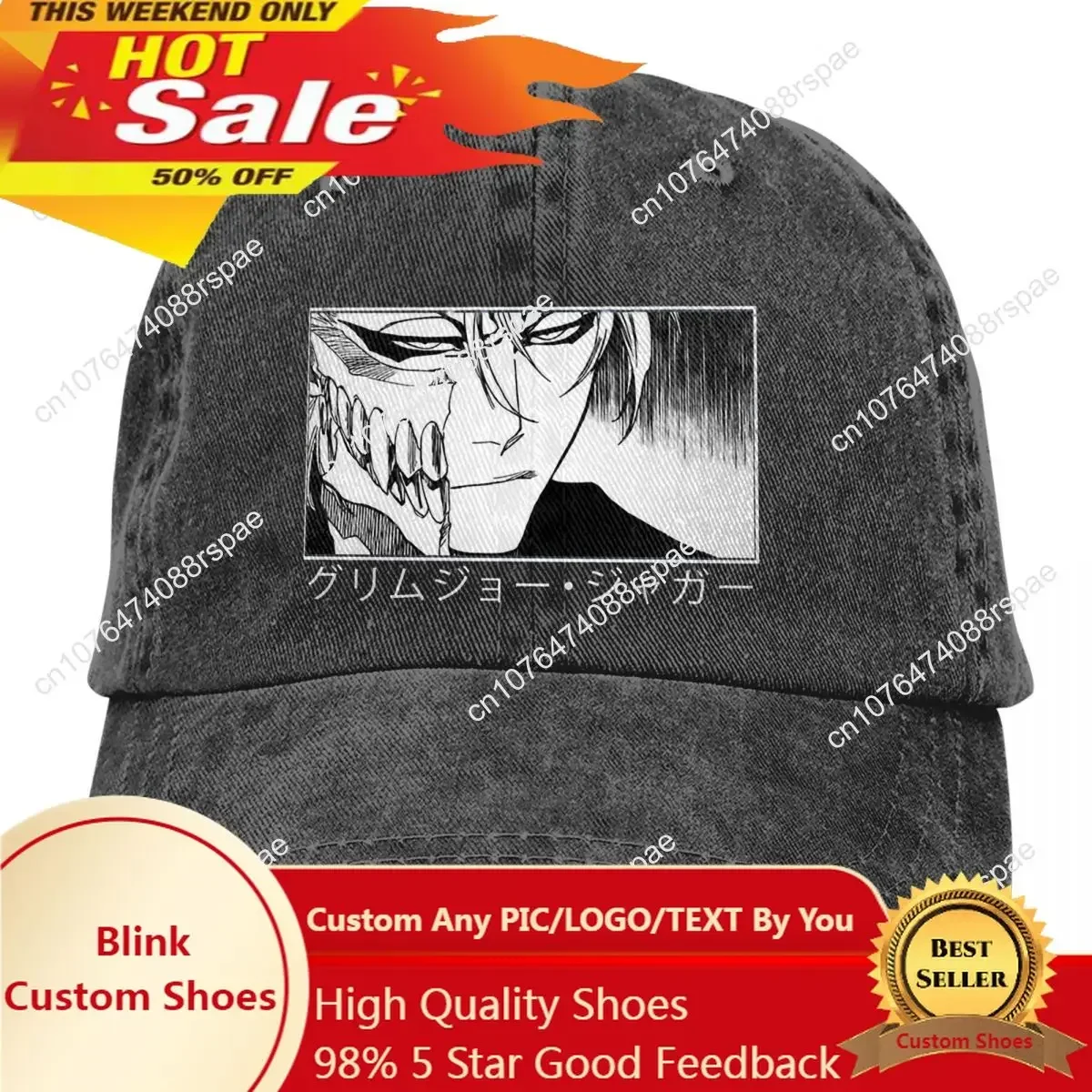 Topi Bisbol Pria Grimmjow Jagg - Trucker Hat Cap ulasan dan harga